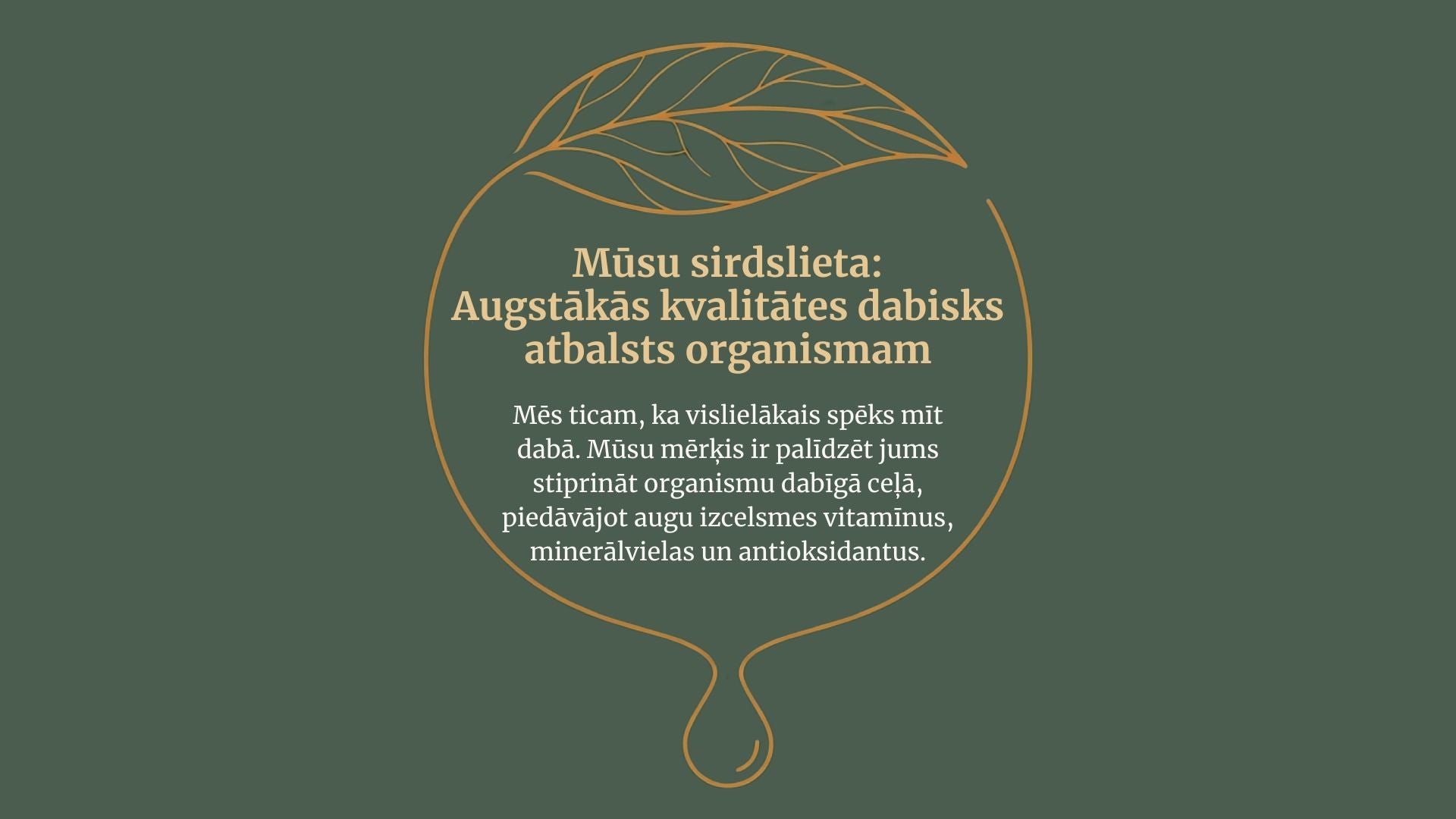 Giline dabīgi uztura bagātinātāji ar augu ekstraktiem, ražots Latvijā